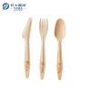 Juego de cubiertos de madera compostables YADA 185 mm YD-N Juego de cubiertos de madera de abedul desechables al por mayor