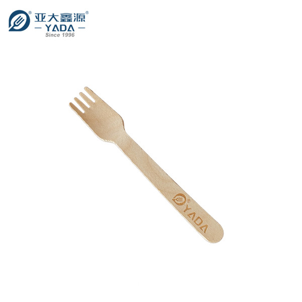 140mm Disposable Wooden Fork Wholesale | YADA Compostable Fork | Eco-friendly Birch Wood Forks YD-S