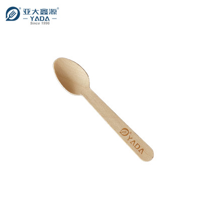 140mm Disposable Wooden Spoons Wholesale | YADA Eco Compostable Spoon | Biodegradable Spoon Set YD-S