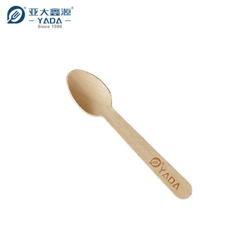 Cuchara de madera YADA de 140 mm YD-S Cucharas de madera ecológicas desechables biodegradables al por mayor