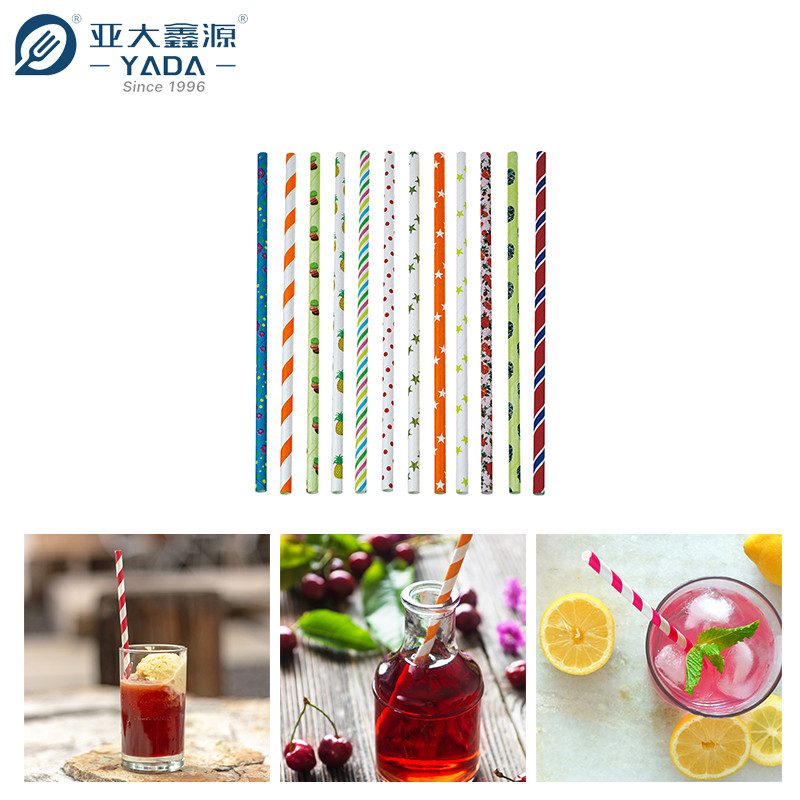 Paper Straw, Disposable Colorful Paper Straws