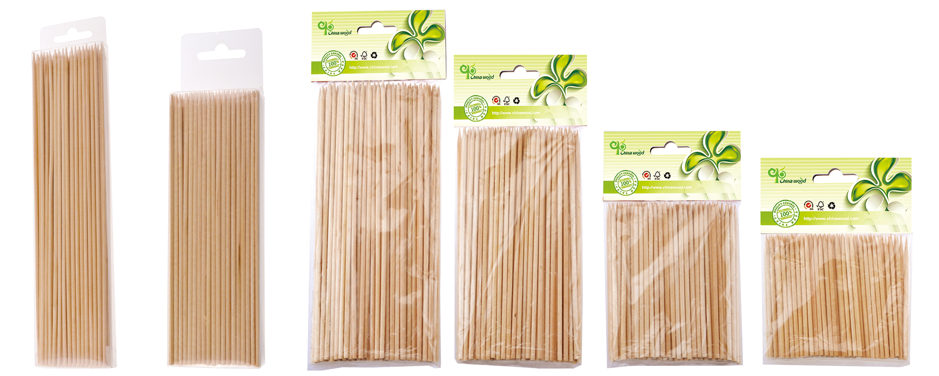 Custom eco-friendly disposable skewers