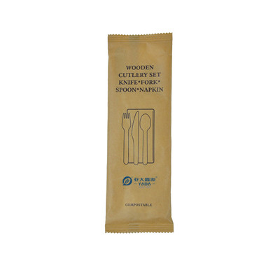 Printed On Small Packaging Bag for wooden and bamboo cutlery