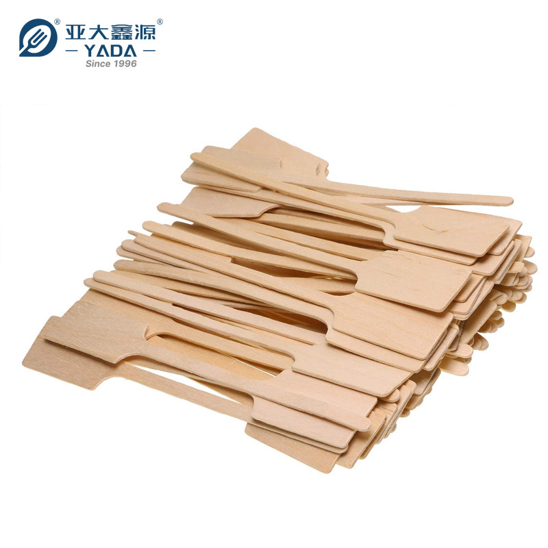 Custom Square Head Disposable Wooden Stirrers