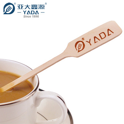 Custom Square Head Disposable Wooden Stirrers