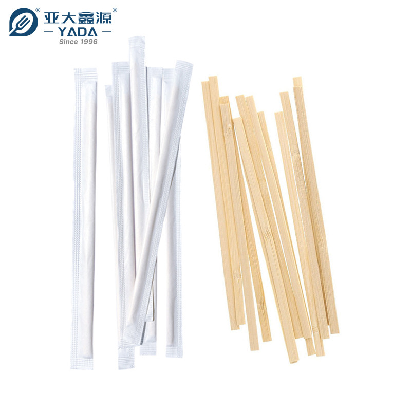 Individually Wrapped Bamboo Coffee Stirrers