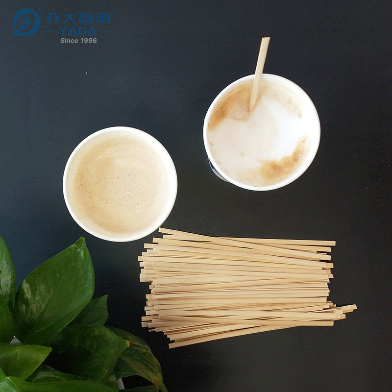 Eco-Friendly Bamboo Coffee Stirrer,  Individually Paper Wrap Bamboo Coffee Stirrer, Bamboo Coffee Stirrers, Wholesale Disposable Bamboo Coffee Stir Sticks