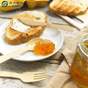 Disposable Bamboo Cutlery Set Wholesale | YADA Eco-friendly Compostable Catering Cutlery YD-BC 140mm