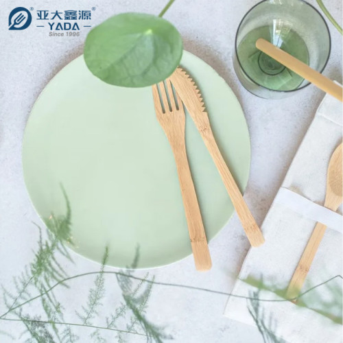 Disposable Bamboo Cutlery Set Wholesale | YADA Eco-friendly Compostable Catering Cutlery YD-BC 140mm