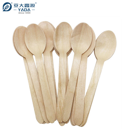 160mm Disposable Wooden Spoons Wholesale | YADA Eco-friendly Biodegradable Compostable Spoon YD-F