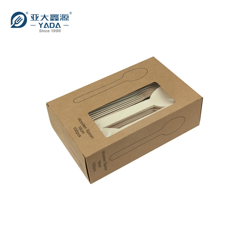 Disposable Wooden Spoon Packing