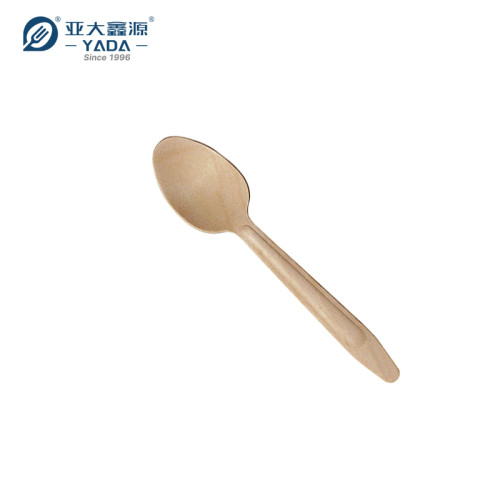 165mm Eco Disposable Wooden Spoons Wholesale | YADA Biodegradable Spoon | Compostable Spoon YD-A