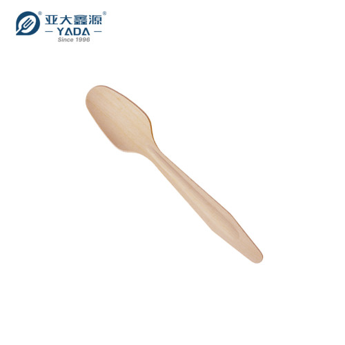 Cucharas de madera desechables de 185 mm al por mayor | Juego de cucharas biodegradables ecológicas YADA | Cuchara compostable YD-N