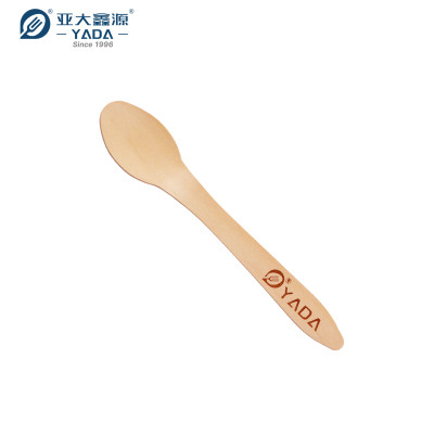 Cucharas de madera desechables de 185 mm al por mayor | Juego de cucharas biodegradables YADA | Cuchara compostable ecológica YD-M