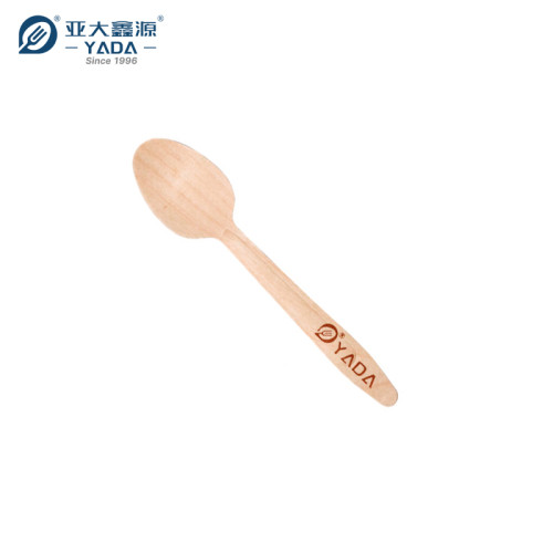 Cucharas de madera desechables ecológicas de 165 mm al por mayor | Cuchara biodegradable YADA | Cuchara compostable YD-A