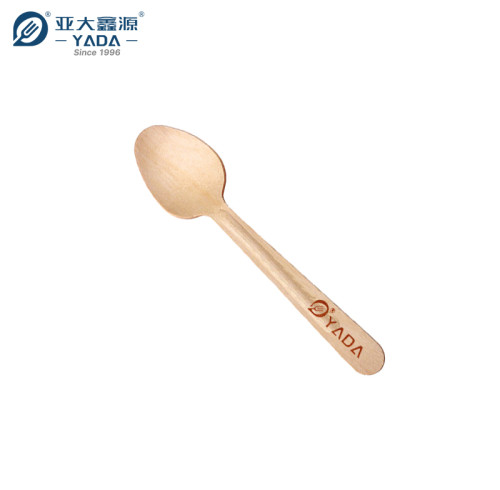Cucharas de madera desechables ecológicas de 165 mm al por mayor | Cuchara biodegradable YADA | Cuchara compostable YD-B