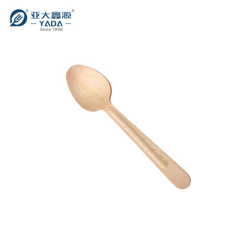 165mm Eco Disposable Wooden Spoons Wholesale | YADA Biodegradable Spoon | Compostable Spoon YD-B