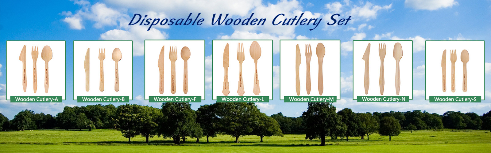 Disposable Wooden cutlery set Wholesale