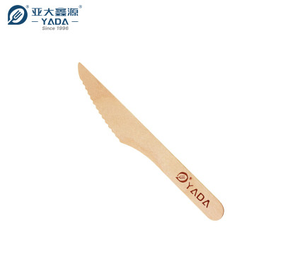 165mm Eco-friendly Disposable Wooden Knife Wholesale | YADA Compostable Wood Knife |Cake Knives YD-F