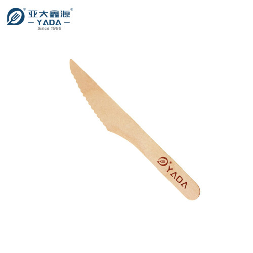 165mm Eco-friendly Disposable Wooden Knife Wholesale | YADA Compostable Wood Knife |Cake Knives YD-F