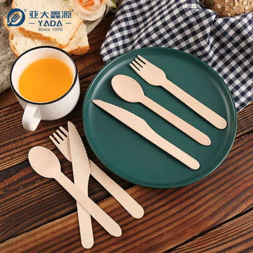 165mm Eco-friendly Disposable Wooden Knife Wholesale | YADA Compostable Wood Knife |Cake Knives YD-F