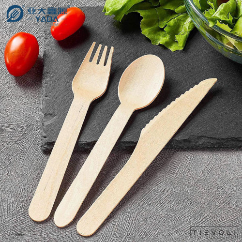 140mm Disposable Wooden Knife Wholesale | YADA Compostable Wood Knife | Best Eco Cutting knives YD-S