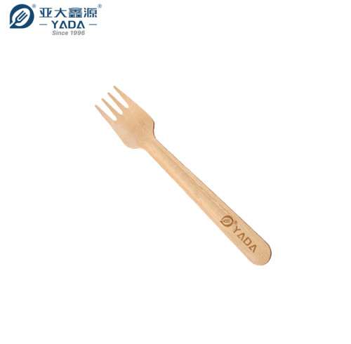 Tenedores de madera desechables de 157 mm al por mayor | Tenedor compostable YADA | Tenedor biodegradable ecológico YD-B