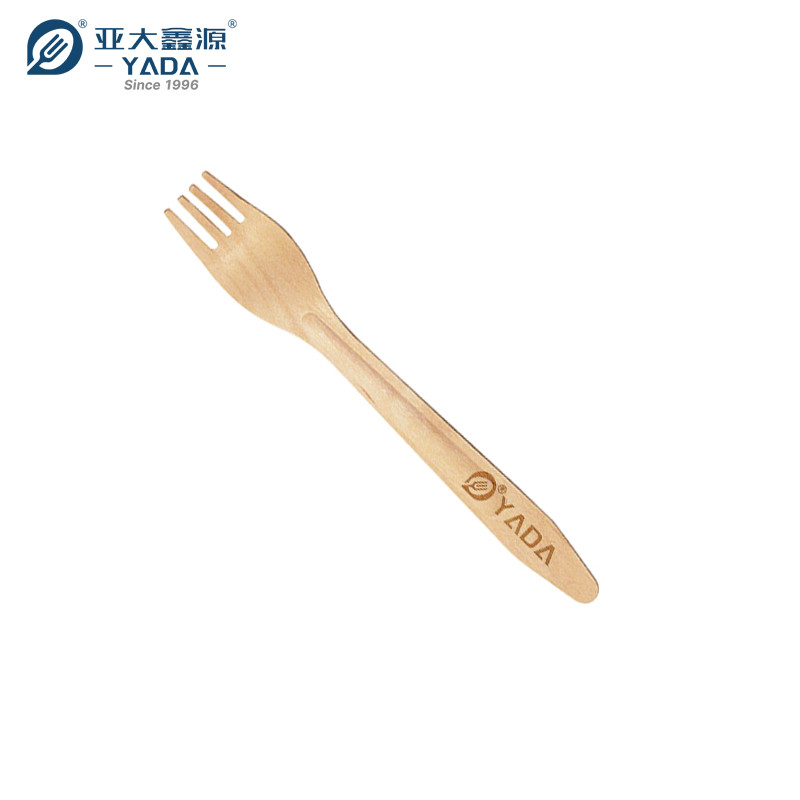 Custom Disposable Wooden Fork, Disposable wooden Fork, Compostable Fork, 165mm Wooden Forks