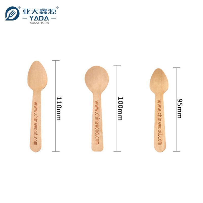 Specifications of Disposable Wooden Tasting Spoons