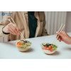 Hashis de bambu YADA 210 mm por atacado | Hashis descartáveis Tensoge embalados em papel para catering