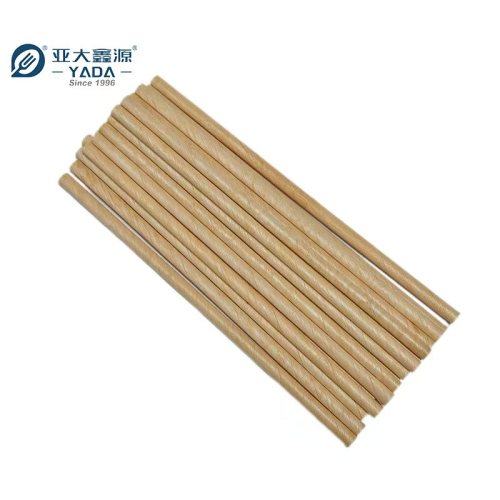 200mm Disposable Wooden Straws Wholesale | YADA Disposable Maple Straw | Compostable Drinking Straw