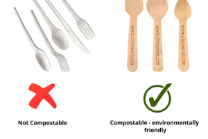 一次性木制餐具套装比塑料更安全吗？