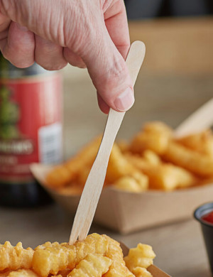 How to Create Custom Wooden French Fry Forks for Your Burger and Fries Shop