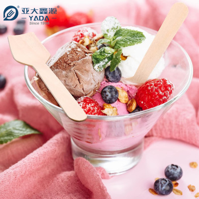 Wholesale Disposable Flat Headed Wooden Spoons | Eco-Friendly Scoop |Customizable Square Head Shovel