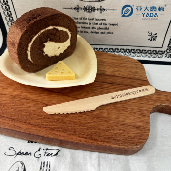 140mm Disposable Wooden Knife Wholesale | YADA Compostable Knives| Butter Knife | Cutting Knife YD-S