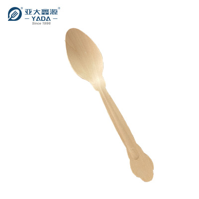 205mm Disposable Wooden Spoons Wholesale | YADA Biodegradable Spoon | Compostable Wooden Spoon YD-L