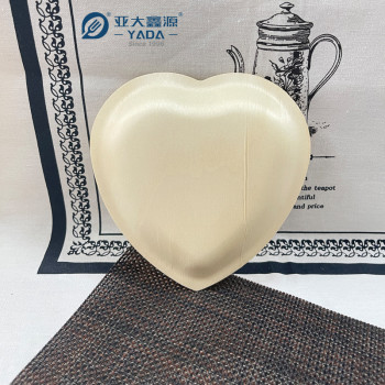 Disposable Heart-Shaped Wooden Plates Wholesale |Birch Wood Heart Shaped Serving Platter for Wedding