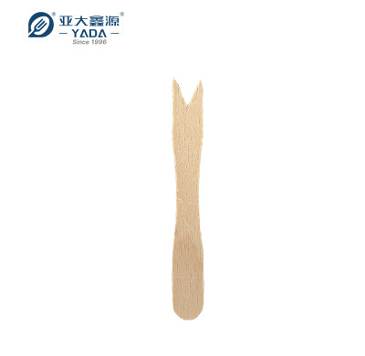 Mini tenedores desechables de madera de haya al por mayor | Tenedor de madera de haya para papas fritas | Tenedor de madera para fruta en venta