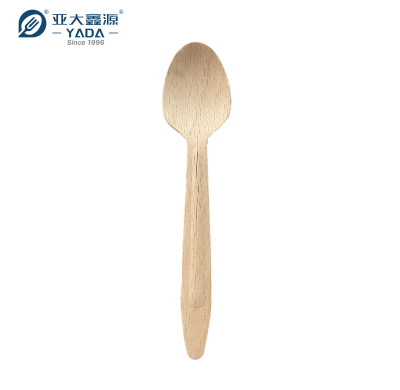 Cucharas desechables de madera de haya de 165 mm al por mayor | Compra al por mayor de cucharas de madera ecológicas y sostenibles YD-A3B