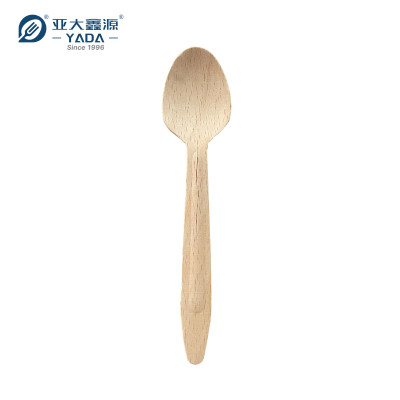 165mm Beech Wood Disposable Spoons Wholesale | Bulk Buy Eco-friendly Sustainable Wooden Spoon YD-A3B