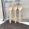 165mm Beech Wood Disposable Spoons Wholesale | Bulk Buy Eco-friendly Sustainable Wooden Spoon YD-A3B