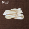 Disposable Wooden Sporks Wholesale | 160mm Birch Wood Spork | Bulk Sale Eco-friendly Spoon-Forks P2
