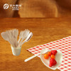 Disposable Wooden Sporks Wholesale | 160mm Birch Wood Spork | Bulk Sale Eco-friendly Spoon-Forks P2