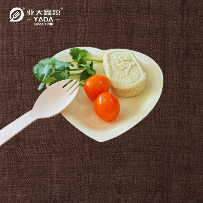 Disposable Wooden Sporks Wholesale | 160mm Eco-friendly Sporks Bulk|Takeout Birch wood Spoon-Fork P3