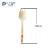 Disposable Wooden Sporks Wholesale | Birch Wood Spoon-Fork | Sale Eco-friendly 140mm Small Sporks P4