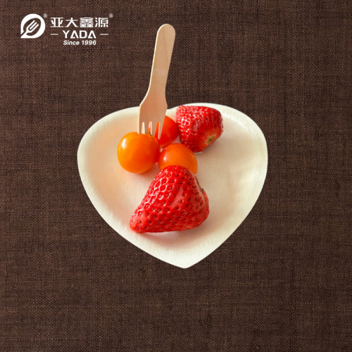 Disposable Wooden Mini Sporks Wholesale | Eco-friendly Birch Wood Spoon-Fork | 75mm Tasting Spork P7