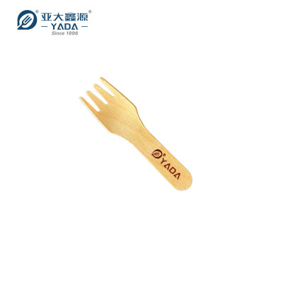 Mini tenedores/cucharas desechables de madera al por mayor | Cuchara-tenedor ecológico de madera de abedul | Cuchara-tenedor de degustación de 75 mm P7