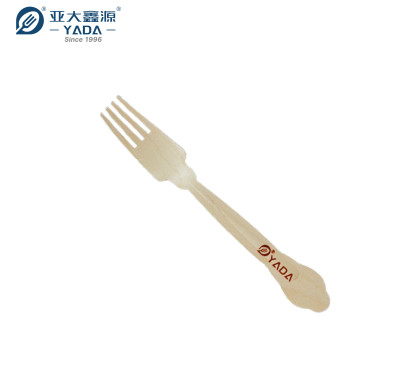 205mm Deep Prong Disposable Wooden Forks Wholesale|FSC-Certificated Birch Wood Disposable Fork YD-LA