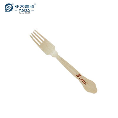 205mm Deep Prong Disposable Wooden Forks Wholesale|FSC-Certificated Birch Wood Disposable Fork YD-LA