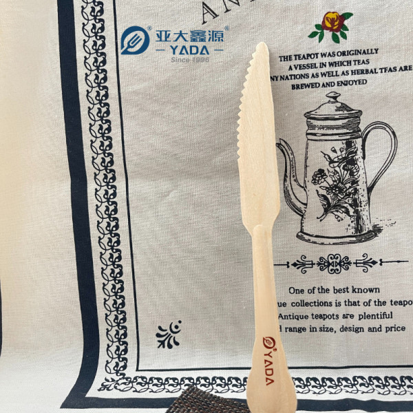 Cuchillos de madera desechables ecológicos de 205 mm (venta al por mayor) | Cuchillo biodegradable de un solo uso YD-LA